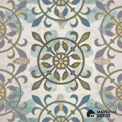 Multifired Moroccan Floor & Wall Tile TL 05674 Zellige Delaj 12 x 12 inch Vitrified Matte Finish - 9 mm | Suitable for Living Room, Bathroom, Kitchen & Backsplash