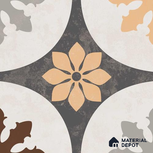 Multifired Moroccan Floor & Wall Tile TL 05717 Zellige Fall Foliage 12 x 12 inch Vitrified Matte Finish - 9 mm | Suitable for Living Room, Bathroom, Kitchen & Backsplash