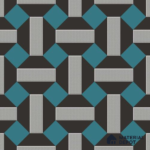 Multifired Moroccan Floor & Wall Tile TL 05691 Zellige Nocturnal Sea 12 x 12 inch Vitrified Matte Finish - 9 mm | Suitable for Living Room, Bathroom, Kitchen & Backsplash