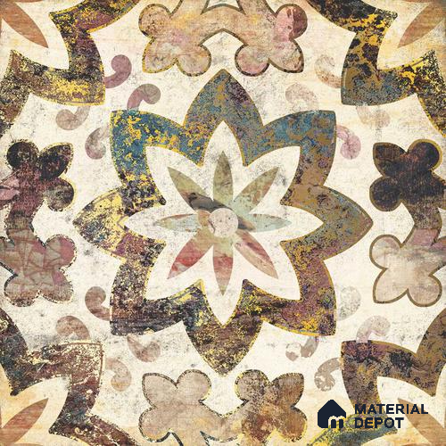 Multifired Moroccan Floor & Wall Tile TL 05664 Zellige Wildwood Green 12 x 12 inch Vitrified Matte Finish - 9 mm | Suitable for Living Room, Bathroom, Kitchen & Backsplash