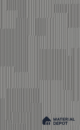 Punch Wall Tile TL 10608 1442 Strapes Punch Slate Grey 4 ft x 2 ft Full Body Vitrified Matte Finish - 9 mm | Suitable for Living Room, Bathroom & Kitchen