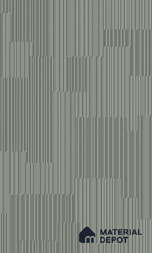 Punch Wall Tile TL 10612 1442 Strapes Punch Olive 4 ft x 2 ft Full Body Vitrified Matte Finish - 9 mm | Suitable for Living Room, Bathroom & Kitchen