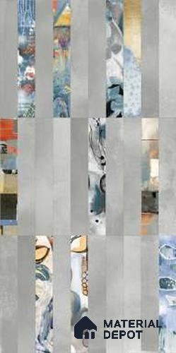 Highlighter Look Wall Tile TL 07193 C Talent Grey Decor 2 ft x 4 ft Vitrified Matte Finish - 9 mm