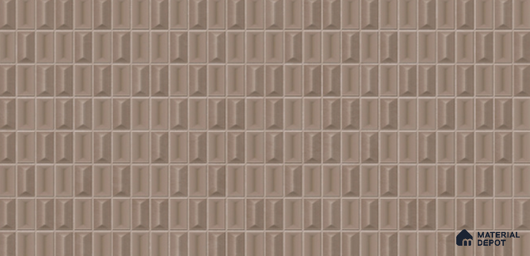 3D Look Wall Tile TL 11451 F Aspen Soot 2 ft x 1 ft Ceramic Glossy Finish - 9 mm | Suitable for Bathroom, Dining & Kitchen
