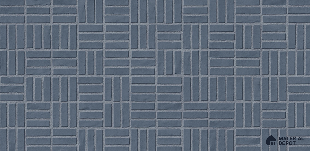 Punch Look Wall Tile TL 11452 Inspire Blue 2 ft x 1 ft Ceramic Matte Finish - 8 mm  | Suitable for Bathroom & Kitchen