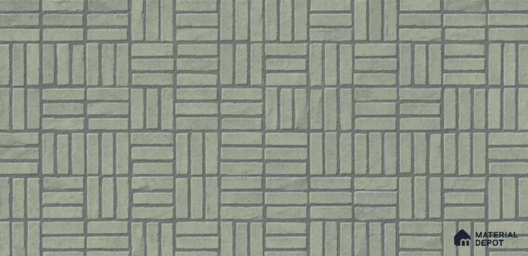 Punch Look Wall Tile TL 11452 D Inspire Green 2 ft x 1 ft Ceramic Matte Finish - 8 mm  | Suitable for Bathroom & Kitchen