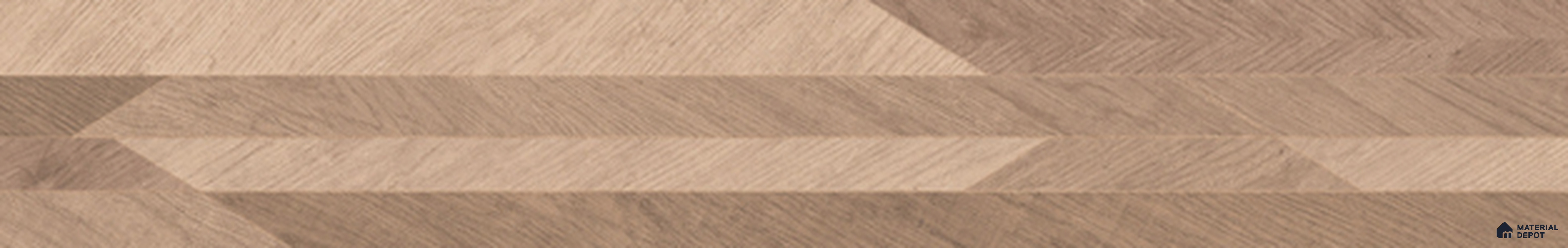 Wood Look Floor & Wall Tile TL 11448 B Art Wood Cinnamon 4 ft x 8 inc Vitrified Matte Finish - 9 mm | Random 8 | Suitable for Living Room, Bedroom & Dining