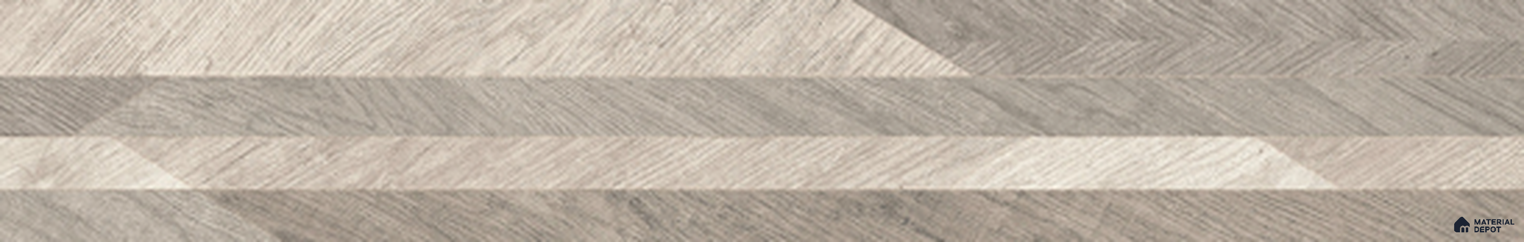 Wood Look Floor & Wall Tile TL 11448 D Art Wood Slate 4 ft x 8 inc Vitrified Matte Finish - 9 mm | Random 8 | Suitable for Living Room, Bedroom & Dining