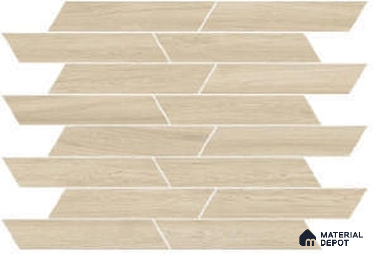 Wood Look Floor & Wall Tile TL 07205 B Feelwood Crema 18 Inch x 3 Inch Vitrified Matte Finish - 9 mm | 2-3 mm Spacer is Mandatory