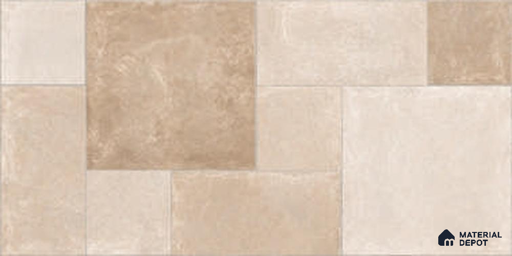 Stone Look Wall & Floor Tile TL 07202 B Lethal Choco 2 ft x 4 ft Vitrified Matte Finish - 11 mm
