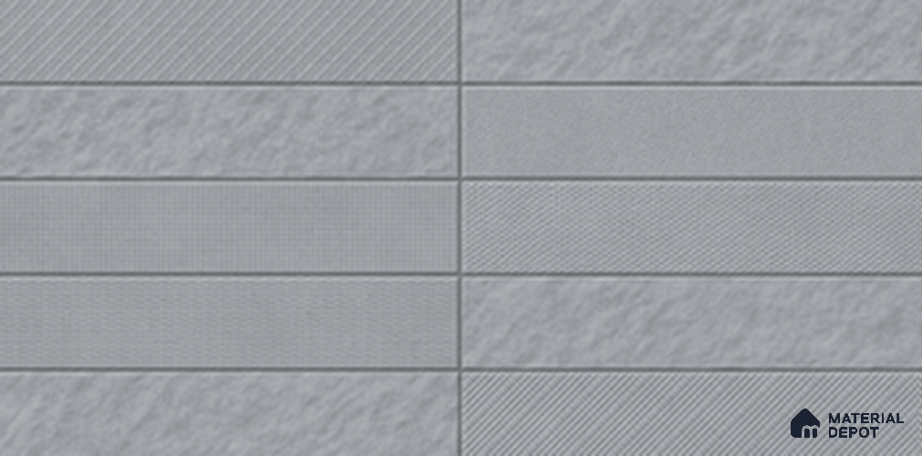 Punch Look Wall Tile TL 11453 C Comfy Fog 2 ft x 1 ft Ceramic Matte Finish - 8 mm | Suitable for Bathroom & Kitchen