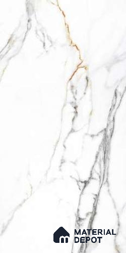 Marble Look Wall & Floor Tile TL 07200 Statuario Bronzo 2 ft x 4 ft Vitrified Matte Finish - 9 mm