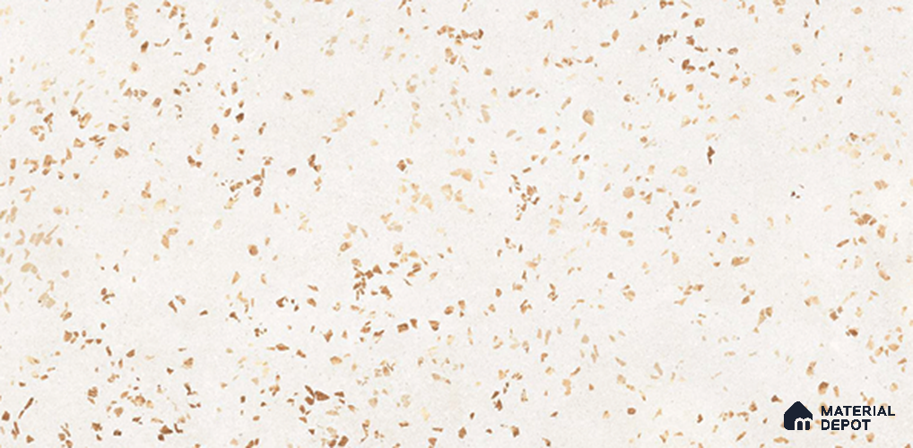 Terrazzo Look Floor & Wall Tile TL 11446 B Allure Crema 4 ft x 2 ft Vitrified Matte Finish - 9 mm  | Suitable for Living Room, Bedroom & Dining