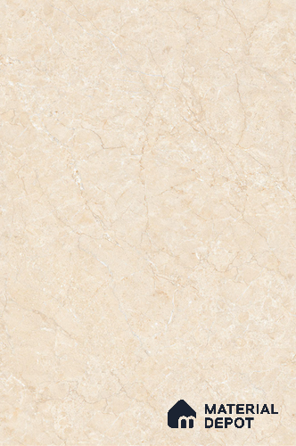 Marble Floor & Wall Large Format Tile TL 06415 Lisa Beige 6 ft x 4 ft Glossy Finish Vitrified Tile - 9 mm | Suitable for Living Room, Bedroom & Bathroom | Adhesive and Spacers Must be Used During Installation