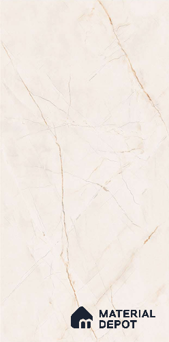 Marble Floor & Wall Tile TL 06396 Alps Silver 4 ft x 2 ft Glossy Finish Vitrified Tile - 9 mm | Suitable for Living Room, Bedroom & Bathroom