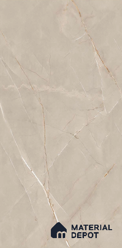 Marble Floor & Wall Tile TL 06396 B Alps Grey 4 ft x 2 ft Glossy Finish Vitrified Tile - 9 mm | Suitable for Living Room, Bedroom & Bathroom