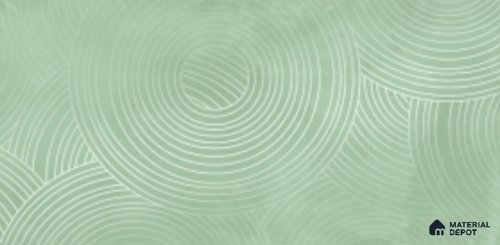 Patterned Wall Tile TL 06402 Z Nebula Verde HL 4 ft x 2 ft Vitrified Carving Matte Finish - 9 mm | Suitable for Living Room, Bedroom & Bathroom
