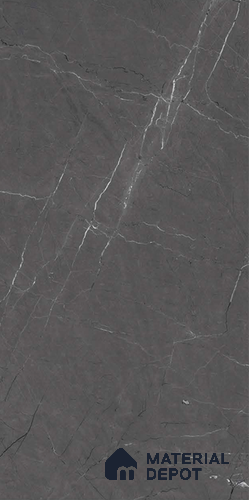Marble Floor & Wall Tile TL 06407 B Quarry Nero 4 ft x 2 ft Carving Matte Finish Vitrified Tile - 9 mm | Suitable for Living Room, Bedroom & Bathroom