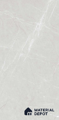 Marble Floor & Wall Tile TL 06407 Quarry Bianco 4 ft x 2 ft Carving Matte Finish Vitrified Tile - 9 mm | Suitable for Living Room, Bedroom & Bathroom