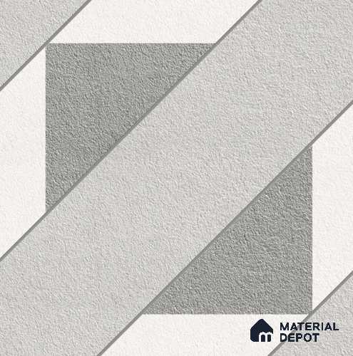 Stone Floor Tile TL 12338 B Ford Grey 16 inc x 16 inc Matte Finish Vitrified Tile - 12 mm