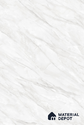 Marble Floor & Wall Large Format Tile TL 06414 jasper White 6 ft x 4 ft Glossy Finish Vitrified Tile - 9 mm | Suitable for Living Room, Bedroom & Bathroom | Adhesive and Spacers Must be Used During Installation