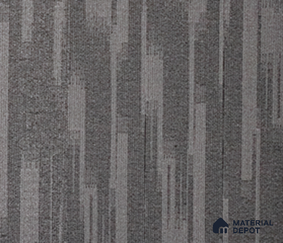 CT 00094 Belle 05 Carbon Grey Belle Series 1000x250 mm | Non Woven | 100 % Solution Dyed Olefin | 600 GSM | 1/2 Gauge | Eco Backing Carpet Tile