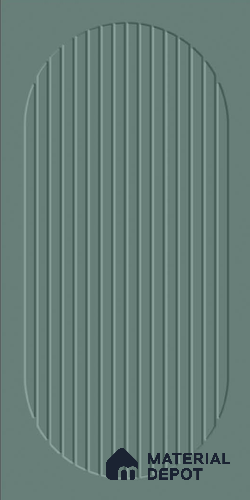 Punch Wall Tile TL 11964 C Strip Viridian 2 ft x 1 ft Matte Finish Ceramic Tile - 9 mm