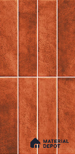 Faux Subway Wall Tile TL 11960 Sartoria Carmine 2 ft x 1 ft Glossy Finish Ceramic Tile - 9 mm