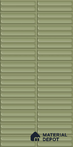Faux Subway Wall Tile TL 11944 C Impero Emerald Luster Decor 2 ft x 1 ft Matte Finish Ceramic Tile - 9 mm