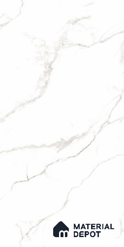 Marble Floor, Wall Tile TL 11978 Bliss Statuario Infinity 4 ft x 2 ft Glossy Finish Vitrified Tile - 9 mm