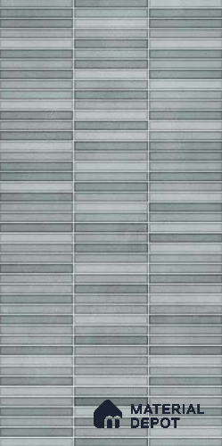 Faux Subway Wall Tile TL 10777 C Stark Hue 2 ft x 1 ft Glossy Finish Ceramic Tile - 9 mm | Please Expect a Slight Variation of Pattern