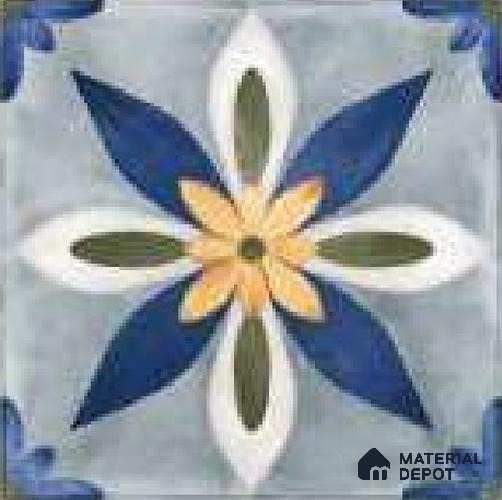 Moroccans Wall Tile TL 12134 80382 Lucido Bloom 8 inc x 8 inc Glossy Finish  Vitrified Tile - 9 mm