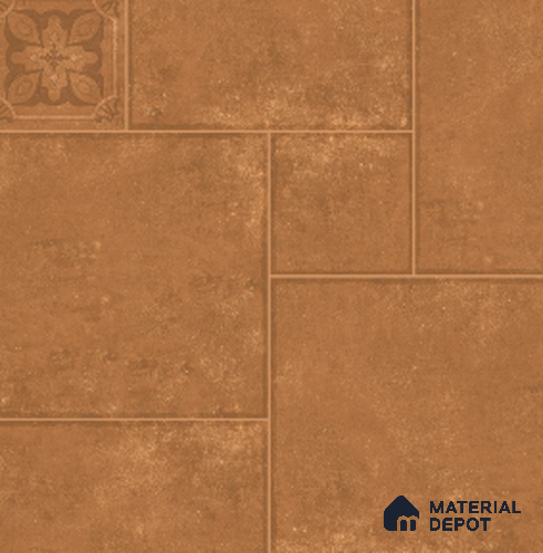 Stone Floor Tile TL 11284 Impulse Terra 2 ft x 2 ft Matte Finish | Random Design 8 | Vitrified Tile - 12 mm | Suitable for Parking, Terrace, Balcony & Courtyard