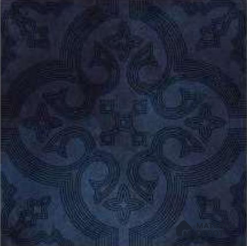 Moroccans Floor Tile TL 12131 F 20418 Octavia Space Blue 1 ft x 1 ft Carving Matte Finish Vitrified Tile - 9 mm