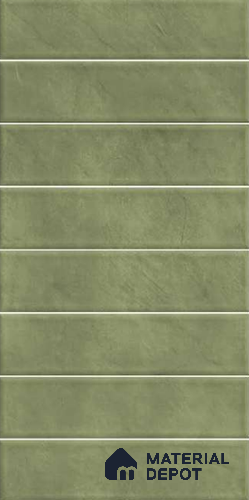 Faux Subway Wall Tile TL 10792 C Tierras Emerald 2 ft x 1 ft Glossy Finish Ceramic Tile - 9 mm | Please Expect a Slight Variation of Pattern