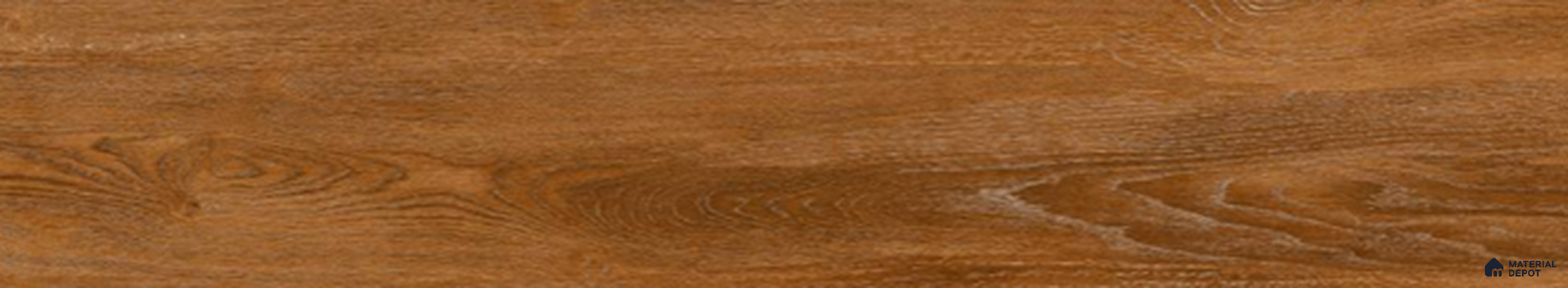 Wooden Effect Floor Tile TL 11950 Mapple Wood Brown 3.2 ft x 8 inc Matte Finish Ceramic Tile - 9 mm