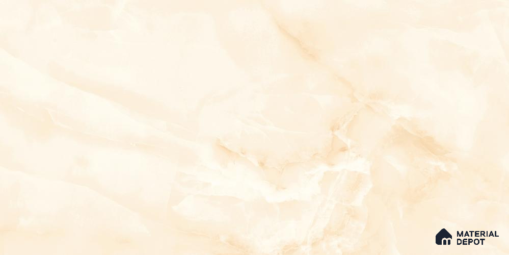 Marbles & Stones Floor & Wall Tile TL 12021 B Onyx Mellow Crema 4 ft x 2 ft Glossy Finish Vitrified Tile - 9 mm | 5 Random Design