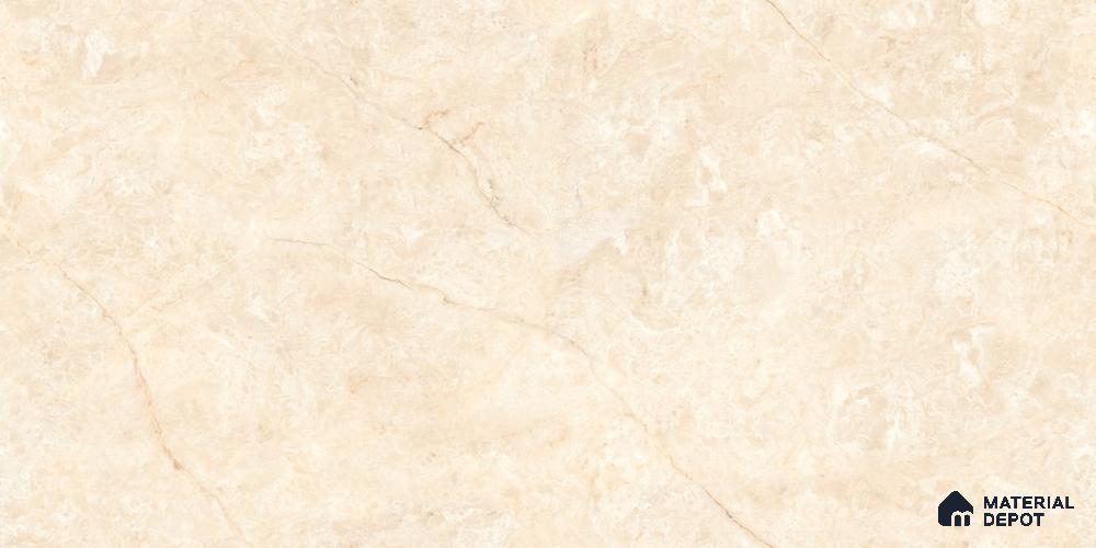 Marbles & Stones Floor & Wall Tile TL 12028 CM Nova Crema 4 ft x 2 ft Glossy Finish Vitrified Tile - 9 mm | 5 Random Design