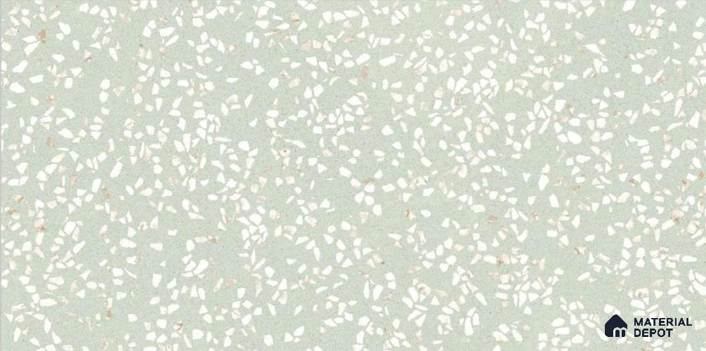Terrazzo Floor & Wall Tile TL 12176 B Royal Terra Olive 4 ft x 2 ft Glue Matte Finish  Vitrified Tile - 9 mm