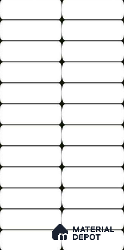 Faux Subway Wall Tile TL 10789 F Marcel Line 2 ft x 1 ft Glossy Finish Ceramic Tile - 9 mm | Please Expect a Slight Variation of Pattern