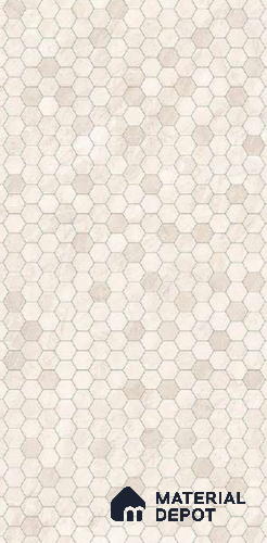 Faux Mosaic Wall Tile TL 10781 Gems Marfil 2 ft x 1 ft Glossy Finish Ceramic Tile - 9 mm