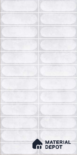 Faux Subway Wall Tile TL 10794 F Zilij Milky 2 ft x 1 ft Glossy Finish Ceramic Tile - 9 mm | Please Expect a Slight Variation of Pattern