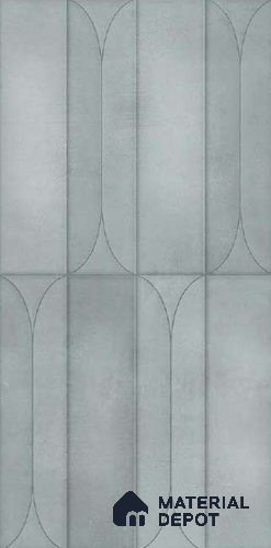 Faux Subway Wall Tile TL 10782 E Arch Hue 2 ft x 1 ft Glossy Finish Ceramic Tile - 9 mm | Please Expect a Slight Variation of Pattern