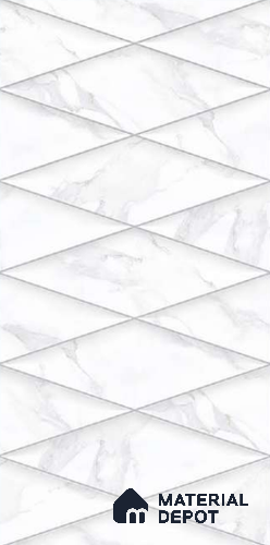 Faux Subway Wall Tile TL 10785 E Jewel Satvario 2 ft x 1 ft Glossy Finish Ceramic Tile - 9 mm | Please Expect a Slight Variation of Pattern