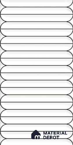 Faux Subway Wall Tile TL 10779 E Cerlat Line 2 ft x 1 ft Glossy Finish Ceramic Tile - 9 mm | Please Expect a Slight Variation of Pattern