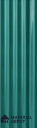 Subway Punch Wall Tile TL 12552 Straw Laurel Green Glossy Finish Ceramic Tile - 9 mm