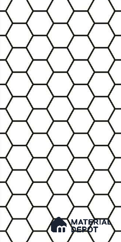 Hexagonal Wall Tile TL 10756 C Hexa Line 2 ft x 1 ft Glossy Finish Ceramic Tile - 9 mm