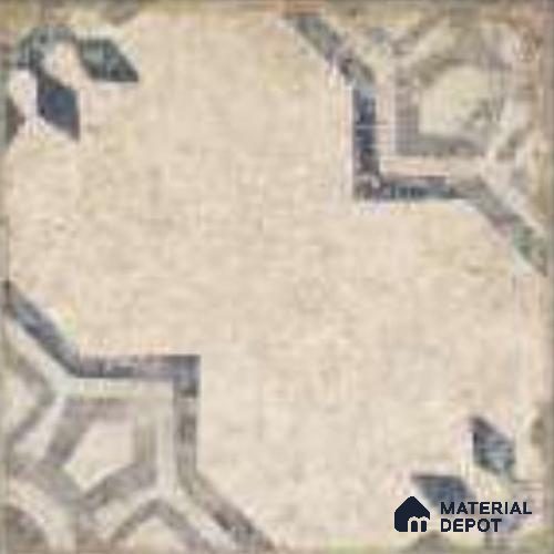 Moroccans Floor & Wall Tile TL 12153 I SP 80082 Vintage Orion Azul 8 inc x 8 inc Matte Finish  Vitrified Tile - 9 mm