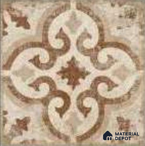 Moroccans Floor & Wall Tile TL 12153 K SP 80053 Vintage Octavia Caffe 8 inc x 8 inc Matte Finish Vitrified Tile - 9 mm