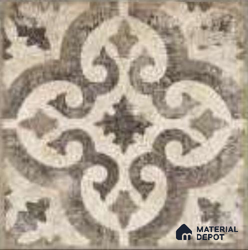 Moroccans Floor & Wall Tile TL 12153 SP 80051 Vintage Octavia Gris 8 inc x 8 inc Matte Finish Vitrified Tile - 9 mm